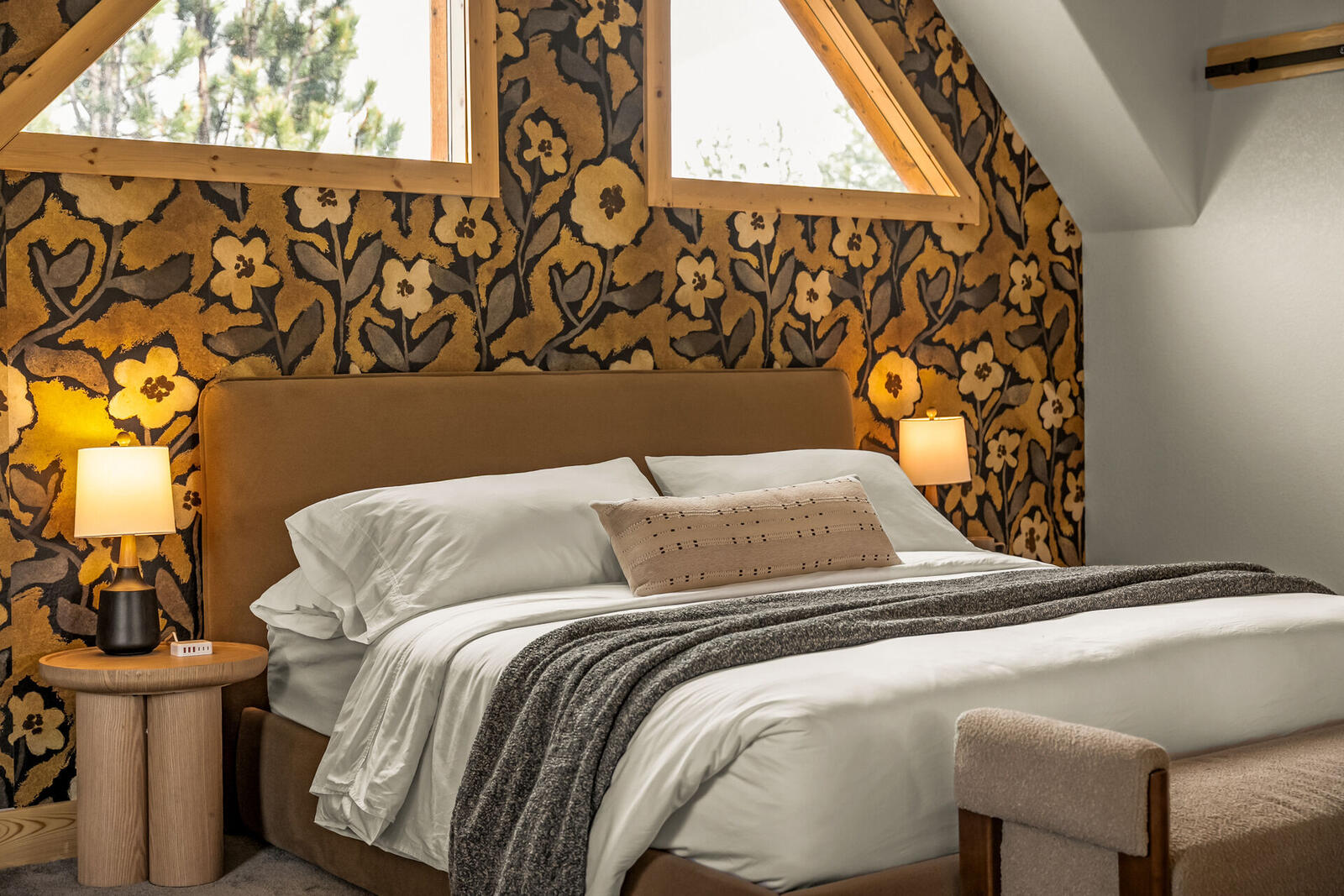 Primary suite king bed wide